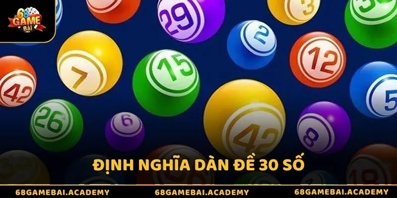 Dàn Đề 30 Số Là Gì - Hướng Dẫn Cách Lập Dàn Đề Hiệu Quả 2 Định nghĩa dàn đề 30 số