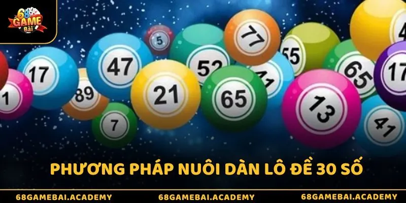 Dàn Đề 30 Số Là Gì - Hướng Dẫn Cách Lập Dàn Đề Hiệu Quả 4 Phương pháp nuôi dàn lô đề 30 số